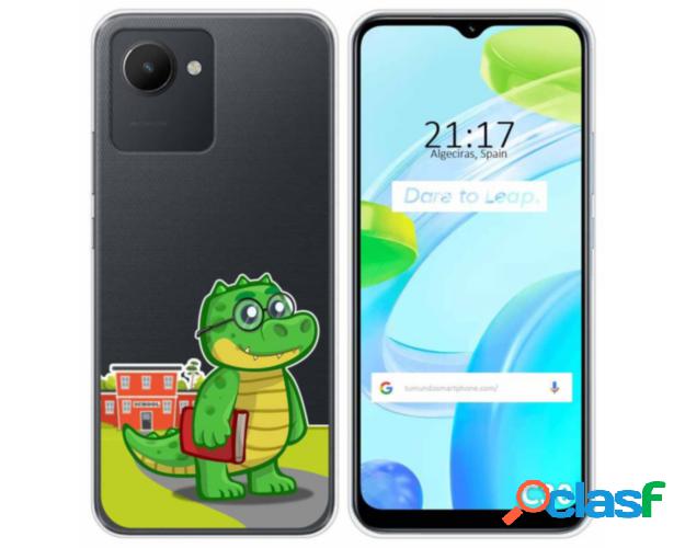 Funda Silicona Transparente para Realme C30 diseño Coco