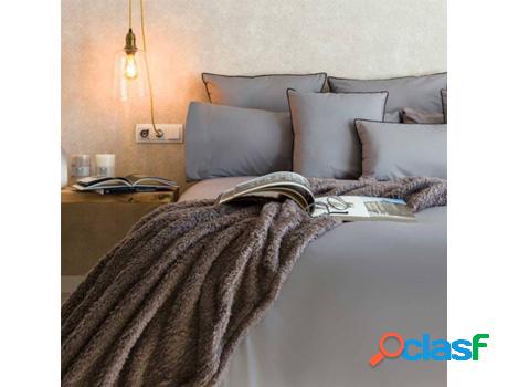 Funda de Edredón COTTON ARTEAN (Gris - 280x240 cm - Bambú)
