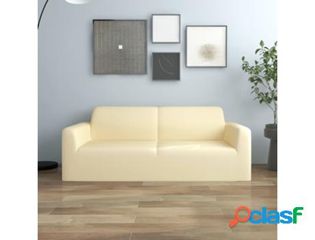 Funda de Sofá VIDAXL (Jersey - Beige)