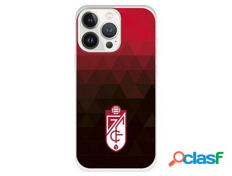 Funda para iPhone 13 Pro del Granada CF Escudo - Fondo Rojo