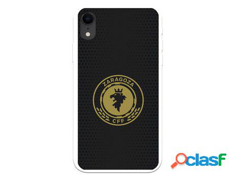 Funda para iPhone XR del Zaragoza CF Femenino Escudo Fondo