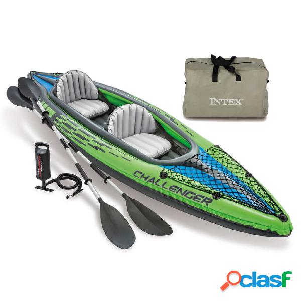 INTEX Kayak inflable Challenger K2 351x76x38 cm 68306NP