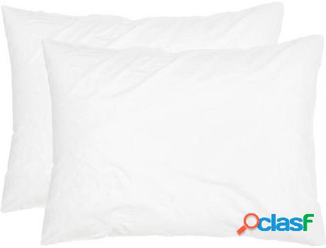 Juego 2 Fundas de Almohada MISSUNA Algodón Orgánico Percal