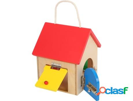 Juego Didáctico SMALL FOOT COMPANY (Madera - Rojo - 13 x 13