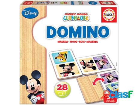 Juego Educativo EDUCA Domino Madera Mickey/Minnie (Edad