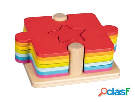 Juego Educativo GOKI (Madera - Rojo - 12,5 x 10 x 4,5 cm)