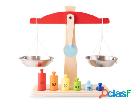 Juego Tradicional NEW CLASSIC TOYS (Madera - Rojo - 25 x 12