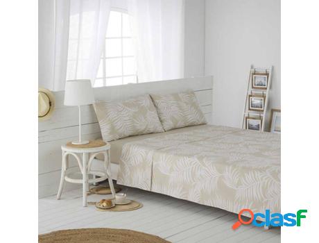 Juego de Sábanas COTTON ARTEAN (Beige - Cama de 105 cm -