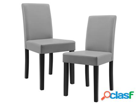 Juego de Sillas de Comedor [EN.CASA] (2 Un - Gris Claro -