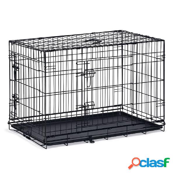 Karlie Jaula para perros con 2 puertas negro 92x57x63 cm