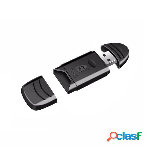 Kawau C299 USB2.0 Lector de tarjetas portátil Soporte