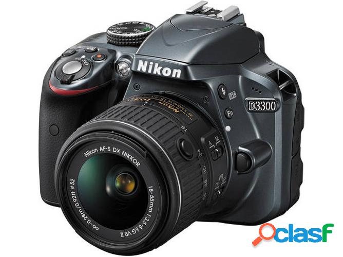 Kit Cámara Réflex NIKON D3300 + 18-55mm f/3.5-5.6G VR II +