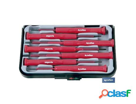 Kit destornillador precision 7 uds.