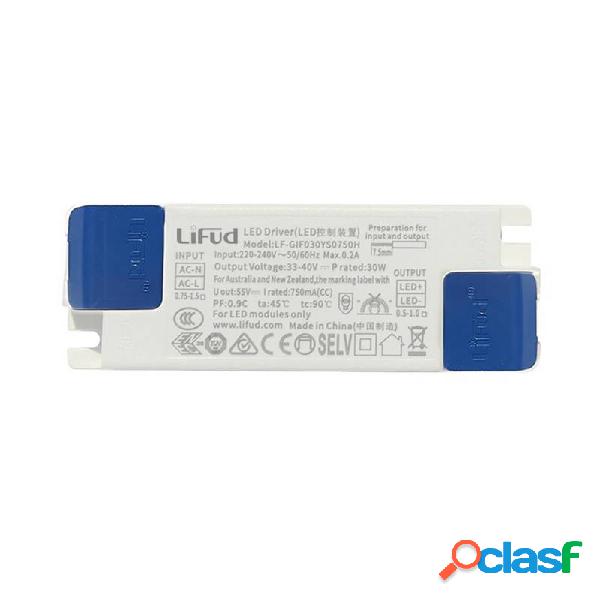 Led driver tuv dc33-40v/30w/750ma lifud