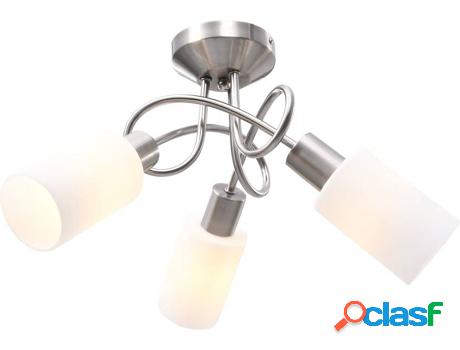 Lámpara de Techo VIDAXL Cilíndricas (120 W - 3 Un)