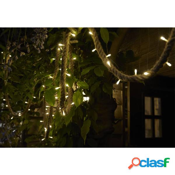 Luxform Cadena de luces LED Manila 5 m marrón
