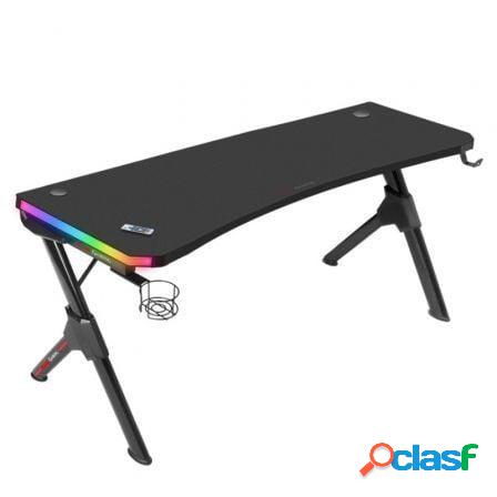Mesa gaming mars gaming mgd140rgb/ 140 x 60 x 75cm/ negra