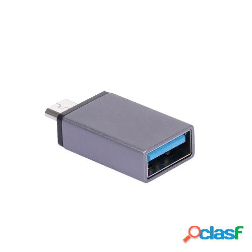 Micro USB macho a USB 3.0 Adaptador hembra Adaptador de