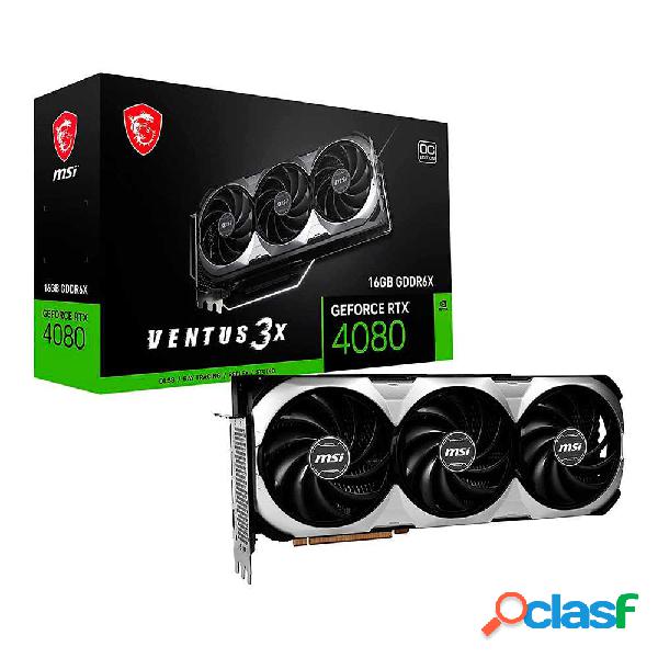 Msi rtx 4080 ventus 3x oc 16gb gddr6x