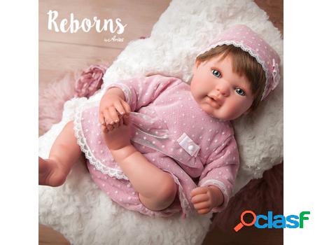 Muñeco ARIAS Arias Reborns 45 cm Carolina con Cojin de Pelo