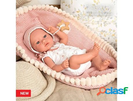 Muñeco ARIAS Elegance 38 cm Muñeco de Peso Aria Rosa c/
