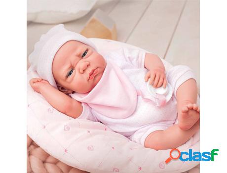 Muñeco ARIAS Elegance 40 cm con peso Edur Rosa con Cojin