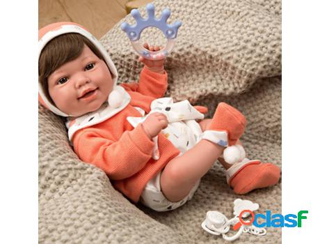 Muñeco ARIAS Elegance 45 cm con peso Adi Naranja con