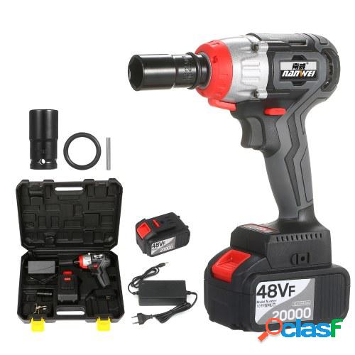 NANWEI Kit de llave de impacto inalámbrica Taladro sin