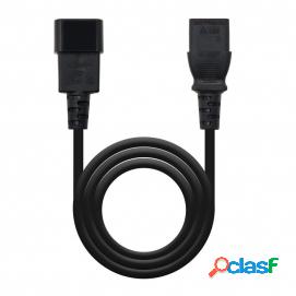 Nanocable Cable Alimentación Cpu, C13/h-c14/m, Negro,