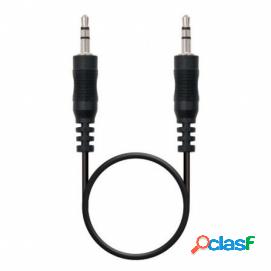 Nanocable Cable Audio Estereo, 3.5/m-3.5/m, 0.3