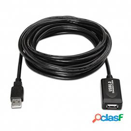 Nanocable Cable Usb 2.0 Prolongador Con Amplificador, Tipo