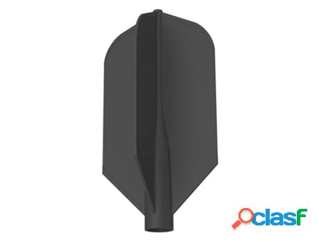 Pack de 8 Plumas de Dardos 8 FLIGHTS (Negro)