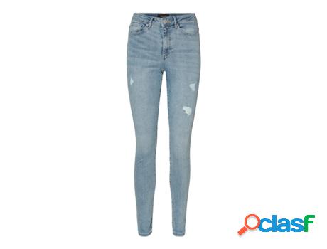 Pantalones VERO MODA Femme (XXLx30 - Azul)