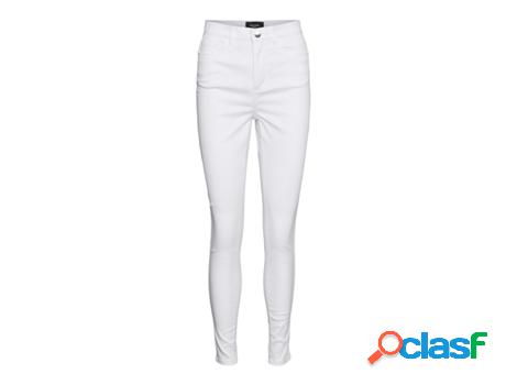 Pantalones Vaqueros VERO MODA Mujer (Mx32 - Blanco)