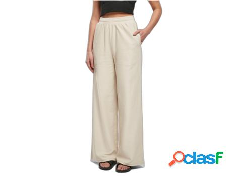 Pantalones para Mujer URBAN CLASSICS Blanco (4XL)