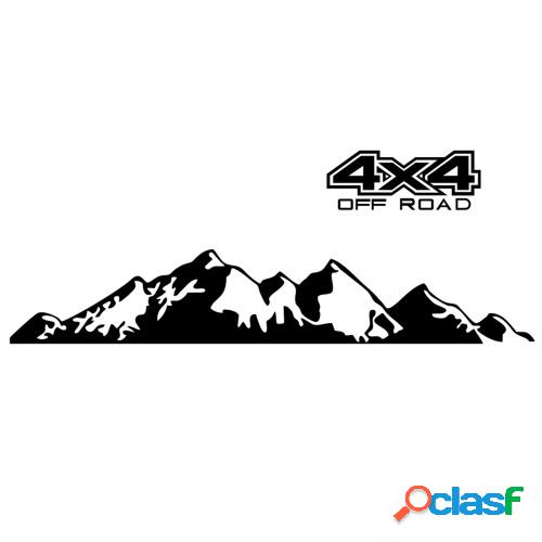 Pegatinas de coche 4X4 Off Road (44 * 17 cm) + Calcomanía