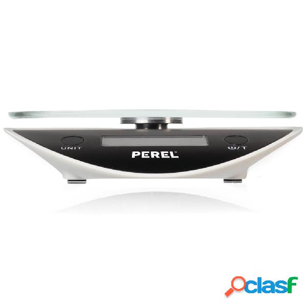 Perel Báscula de cocina digital negro 5 kg