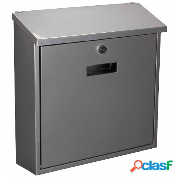 Perel Buzón Monaco acero inoxidable plateado BG30003