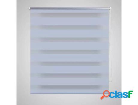 Persiana VIDAXL Cebra Blanco (70 x 120 cm)