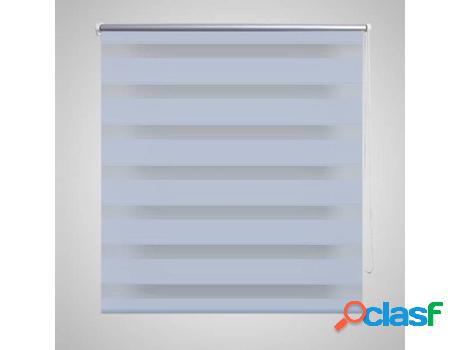 Persiana VIDAXL Cebra Blanco (80 x 175cm)
