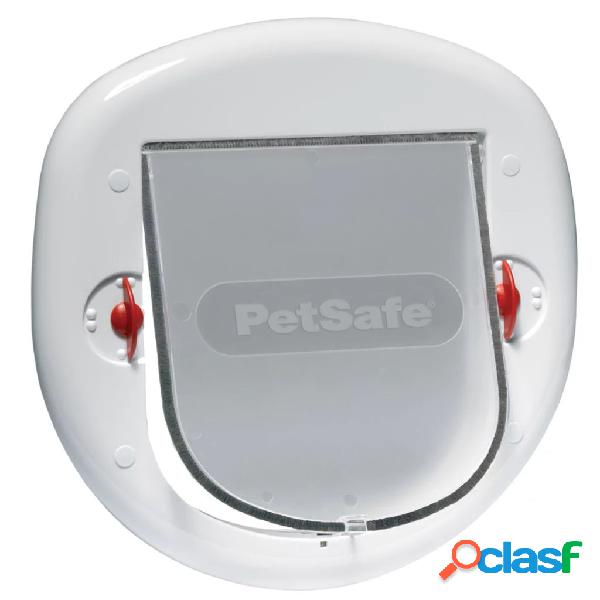 PetSafe Puerta de 4 posiciones para mascotas 280 blanca 5001