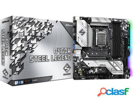 Placa Base ASROCK B460M STEEL LEGEND (Socket LGA 1200 -