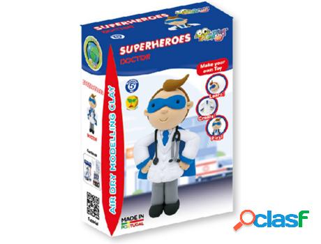 Plastilina JUMPINGCLAY Super-Heroes Médico (Edad Minima: 5