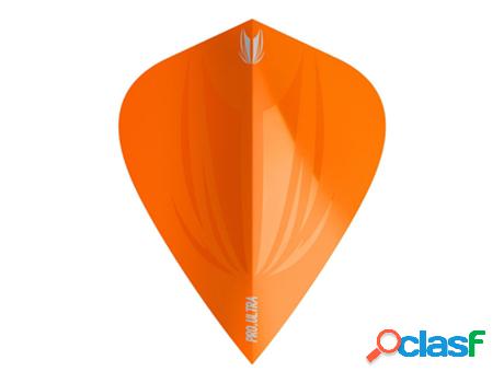 Plumas de Dardos TARGET DARTS (Naranja)