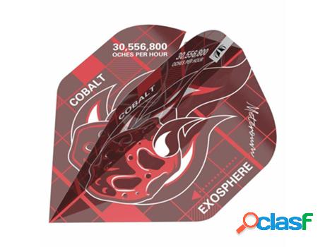 Plumas de Dardos TARGET DARTS (Rojo)