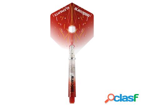 Plumas de Dardos UNICORN DARTS (Rojo)