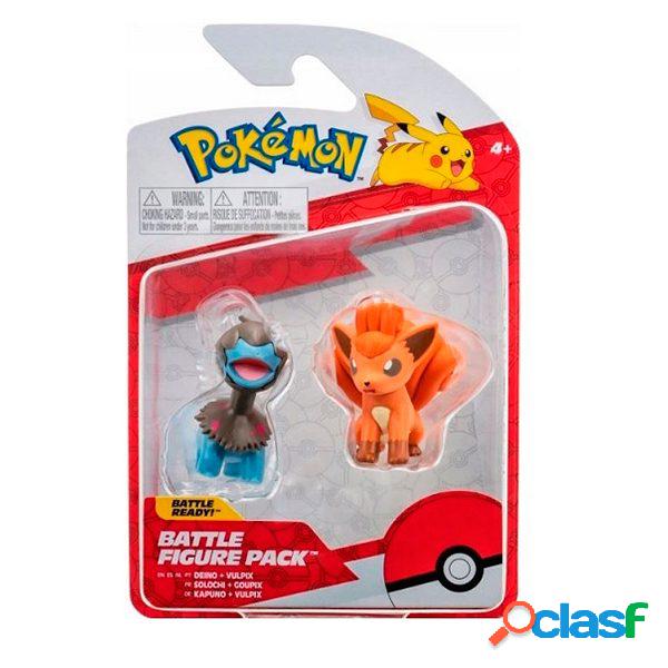 Pok?mon Figura Combate Deino y Vulpix
