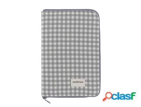 Portadocumentos CAMBRASS Abril (Poliéster - Gris - 3 x 19 x