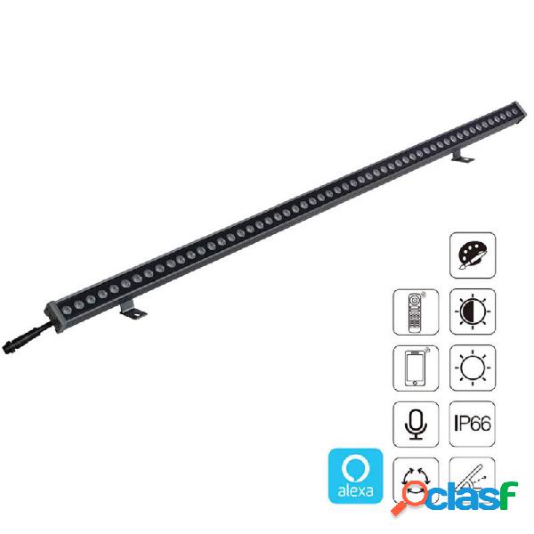 Proyector led lineal 24w rgb+cct dc24v rf alexa sinc. 1m rgb