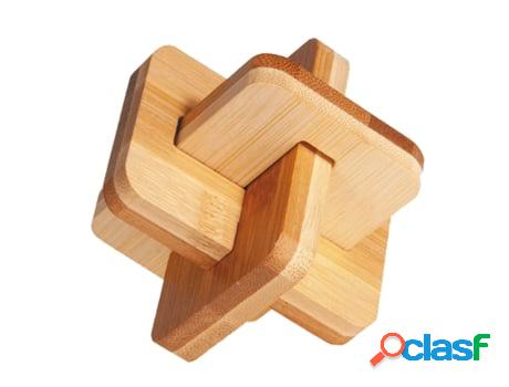 Puzzle FRIDOLIN (Madera - Marrón - 9 x 8.5 x 9 cm)